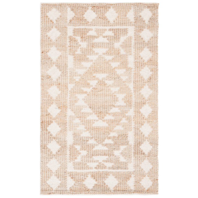 Tyngsborough ivoire / naturel Kolton Soutwestern, Rectangulaire 3 pi x 5 pi