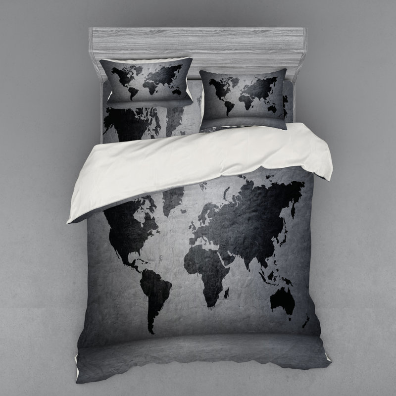 Eclectic Polyester Duvet Cover, Queen Duvet Cover + 3 Additional Pieces