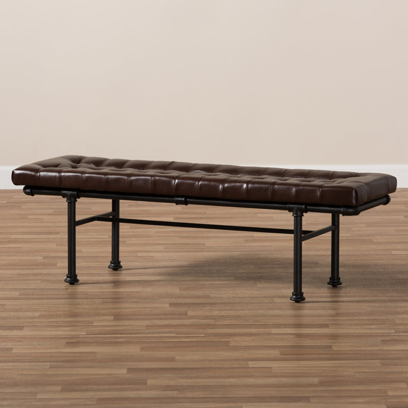 Banc rembourré Harrison, Brun