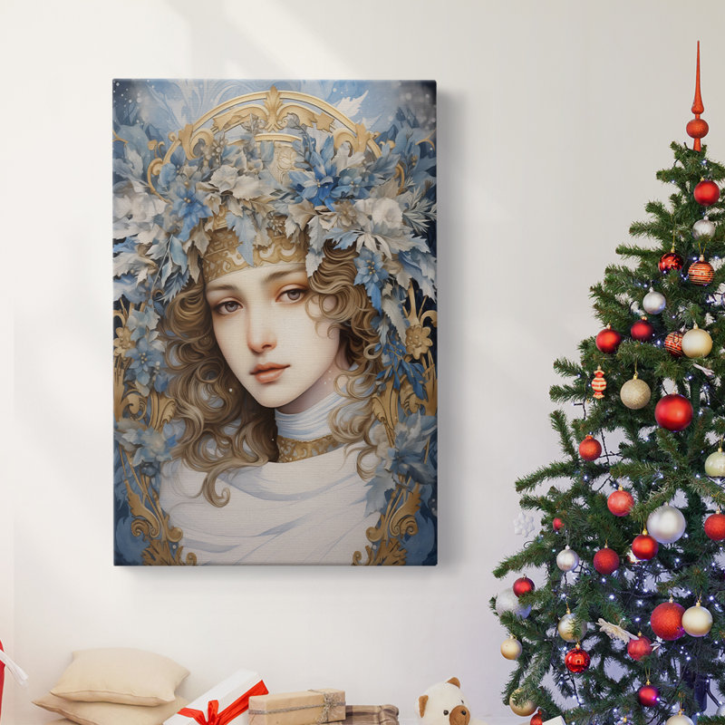 Art des Fêtes de Noël - Toile tendue avec châssis DLxxxl, H 18 po x l 12 po
