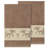 Ensemble de serviettes de bain en coton turc 2 pièces Quinn-30015036