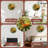 Butterfly and Flower Wall Clock Decor for Home