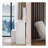 17" Round LED Mirror Vanity Table + Soft Cushion Stool Suit, Large Mirror, Touch Switch, 3 Colors, Adjustable Brightness, Large Desktop, Multi-Layer High Capacity Storage, Suitable For Small Space-510736843