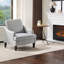 Petit fauteuil d'appoint de style moderne Mid-Century 31 po -370343986