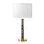 Lampe de table brune