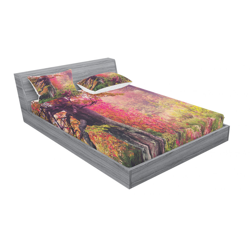 Microfiber Sheet Set, Full Sheet Set with Fitted Sheet
