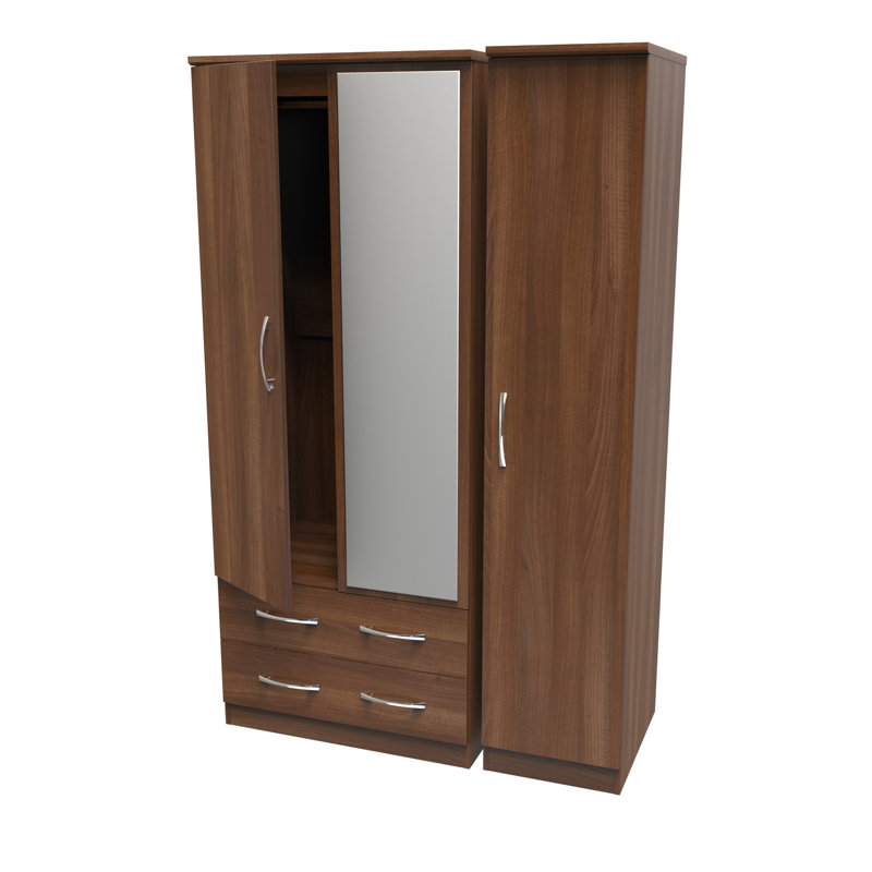Dekyn Manufactured Wood Wardrobe, Noche Walnut