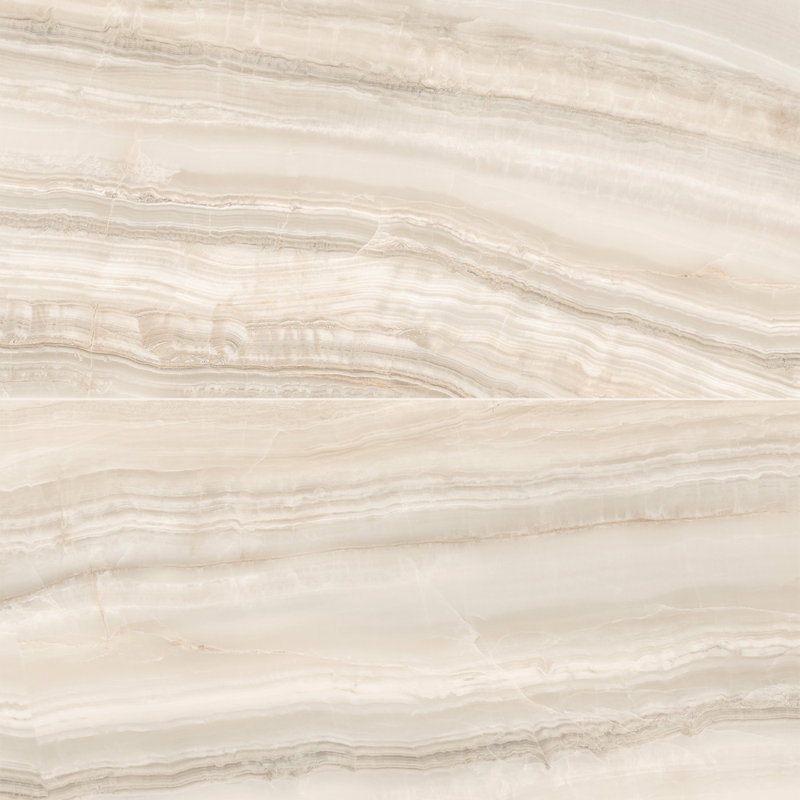 Selena Vein Cut Onyx 24X48 , Beige