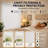 PINECREST HOME GOODS Custom-Cut Size Zebra Blinds for Indoor Windows Light Filtering & Room Darkening Roller Shades ( White Color ) (Maxium Height 78 inch ) ( Width 34 inch )-1825650053-1825650118
