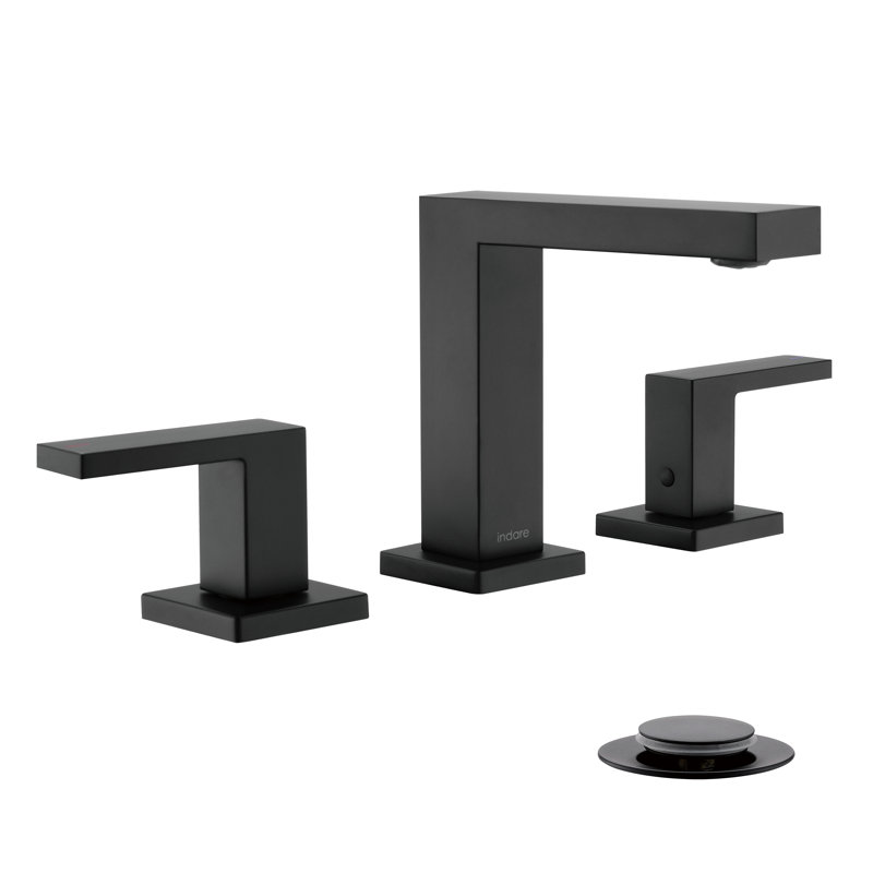 Robinets de salle de bain? Robinet de salle de bain? Robinet de salle de bain à entraxe de 4 pouces et de 8 pouces, Noir mat