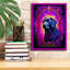 "Epic Graffiti" The Black Lab "par Dean Russo, art mural sur toile, 12 po x 16 po-1566078420