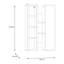 Fallston 8 -Piece Glass Floating Shelf