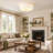 Aurevane 3-Light Dimmable Pleated Fabric Flush Mount Ceiling Light
