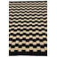 Tapis noir et blanc Orta