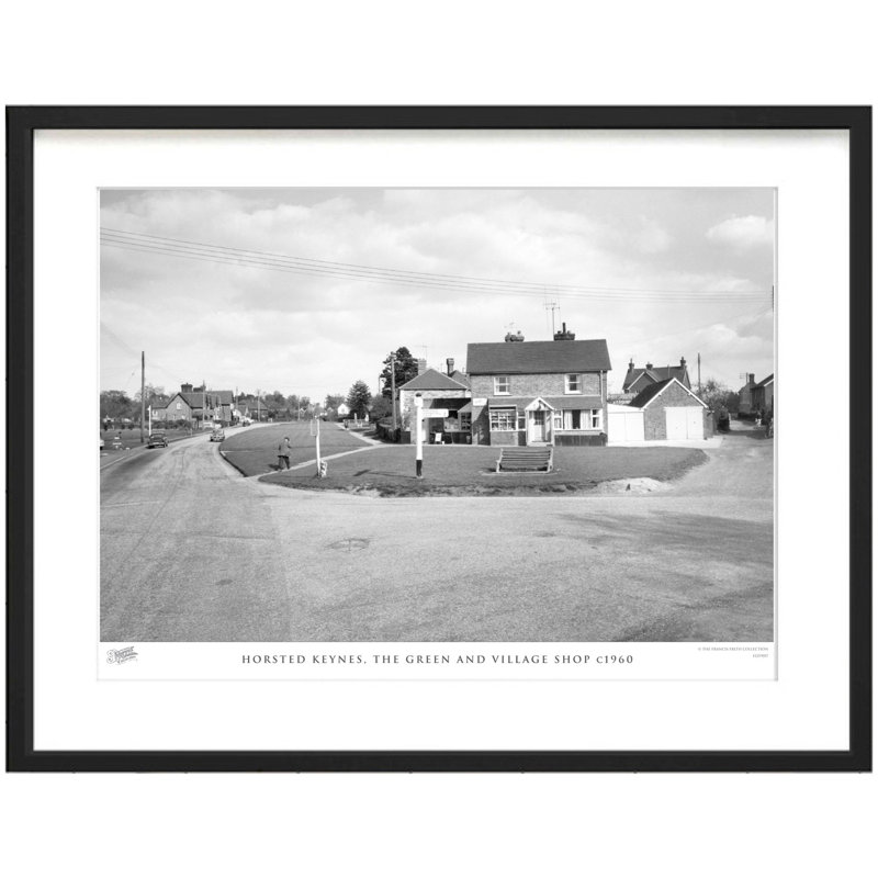 Horsted Keynes, The Green And Village Shop C1960 by Francis Frith - Single Picture Frame Print, 60cm H x 80cm W x 2.3cm D