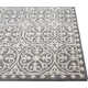 Lauring Geometric Handmade Tufted Wool Light Gray/Taupe/White Area Rug