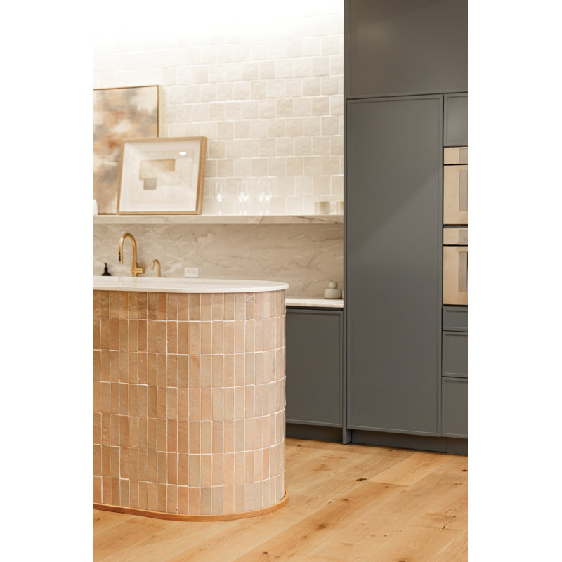 Cloe 5" x 5" Ceramic Tile, White