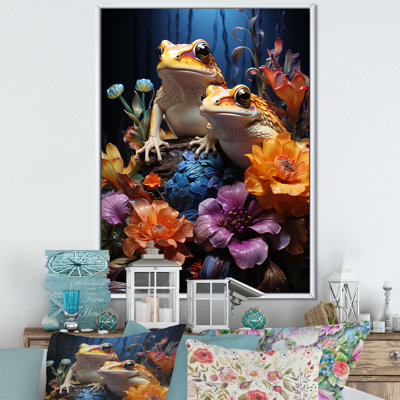 Fantaisie, grenouille, Royaume I sur impression sur toile
