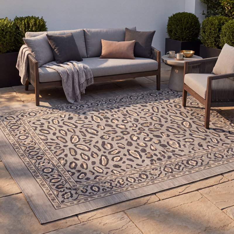 Tapis Descloizite à motifs animaliers, imprimés or, gris, crème et beige, antidérapant, à poils courts, pour l'intérieur et l'extérieur, adapté aux animaux domestiques, salon, chambre, salle à manger, entrée, couloir, bureau, lavable