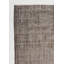 Tapis turc contemporain délavé de couleur grise 6 x 8,5 pi