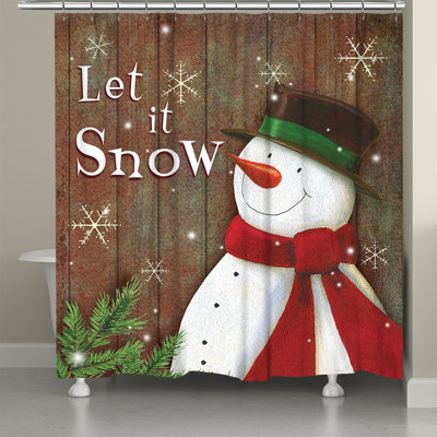 Noelton Snowy Season Shower Curtain