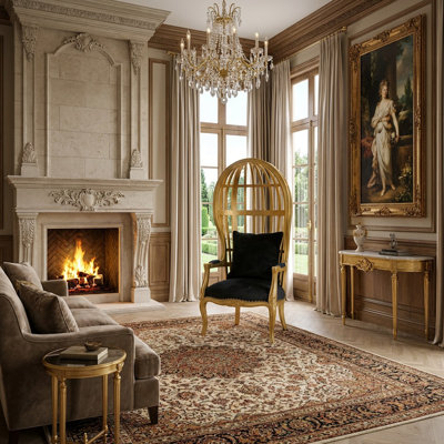 Fauteuil ballon doré