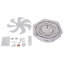Briyon Ceiling Fan with LED Lights-600078086