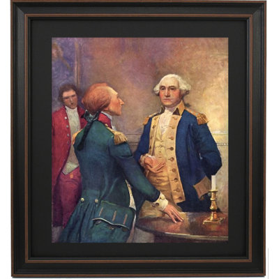 Lafayette and Washington par Frank Schoonover