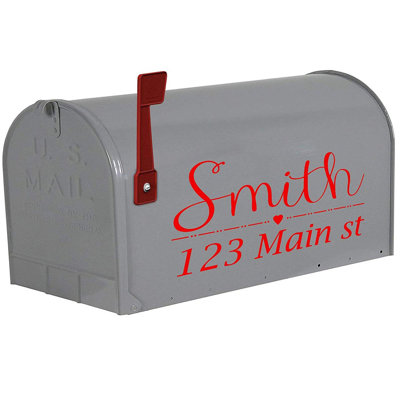 Couvercle de boîte aux lettres personnalisé autocollant