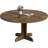 Round Dining Table for 4, 47 Inches Dining Room Table with Wooden Base, Circle Kitchen Dinner Table for Dining Room, Kitchen, Living Room (Table Only)-1741752706