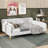 Daybed Enveloped In Fabric Upholstery-358264491-358264490