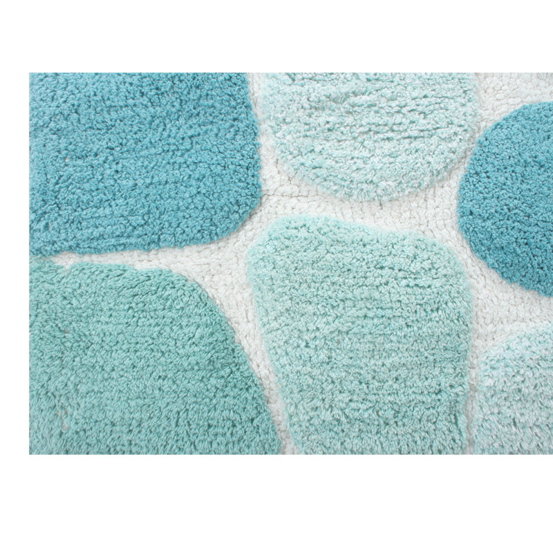 Tapis pour salle de bain Creline - bleu arctique, Bleu arctique