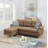 Keif 87'' Upholstered Sofa & Chaise-2123415119