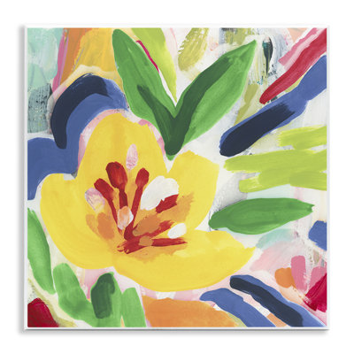 Plaque murale Vivid Lived Florals, design par June Erica Vess