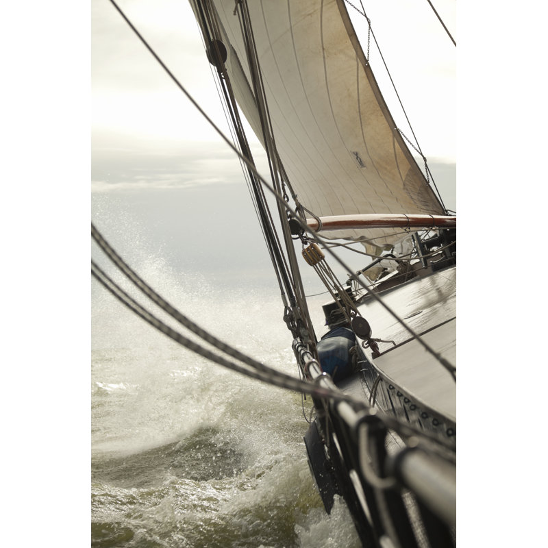 Clipper Sailing by Ton-vols - No Frame Art Prints on Canvas, 46cm H x 30cm W