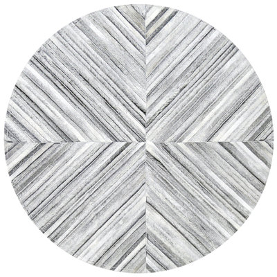 Art Hide Cowhide Area Rug in Gray