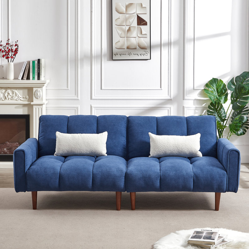 Canapé-lit futon convertible Modern, Bleu très foncé