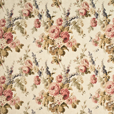 Country Weekend Vintage 100% Linen Fabric