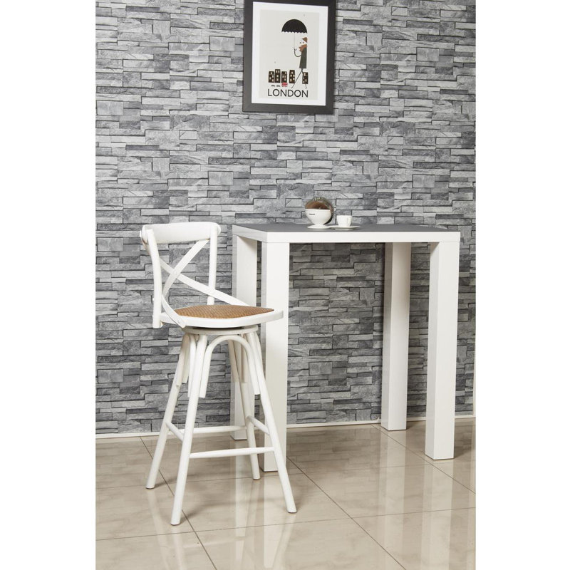 Jace Counter Stool, White