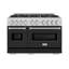 ZLINE 48" Classic Double Oven Gas Range w/ 8 Burner Cooktop & White Matte Doors-771238377