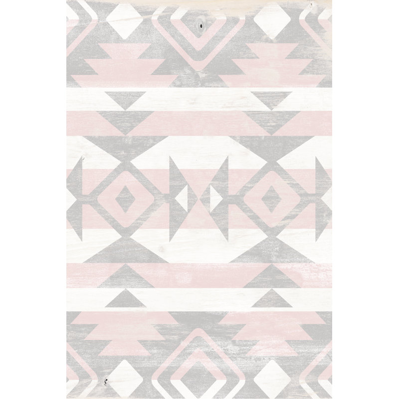 Southwestern Native Blush 2 - Wrapped Canvas Print, 30cm H x 20cm W x 3.8cm D