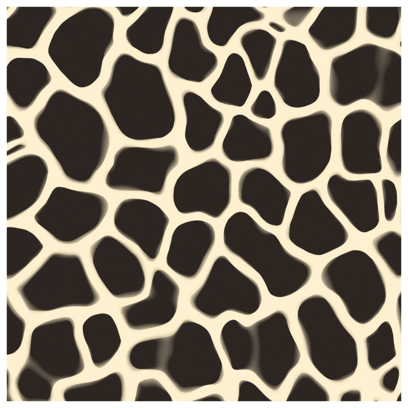 Giraffe Skin Pattern Duvet Covers, Queen