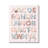ba-946-Framed Pink Pastel Alphabet Chart by Lil' Rue Wrapped Canvas Print-97261645