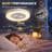  Jasmira 23.6" Caged RGB Dimmable Ceiling Fan with Integrated LED Light, Remote, App and Voice Control