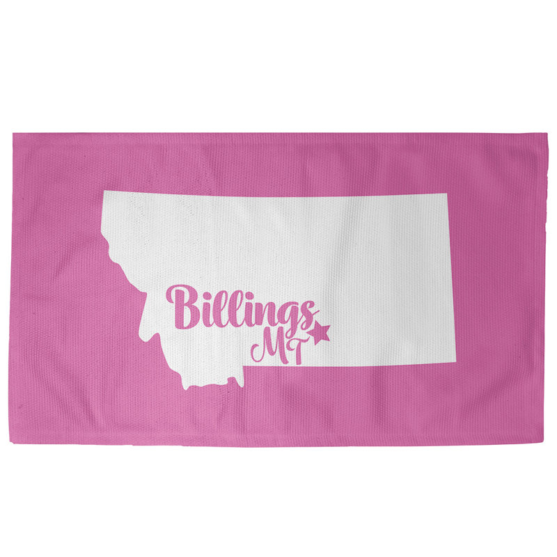 Tapis zone rose billings montana, Rectangle 2 pi x 3 pi