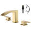 Robinet de lavabo pour salle de bain à poignée double 8 "avec bonde escamotable 8"-130451165