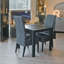 Ailina 75 cm Extendable Square Glass Top Dining Table-588811962
