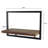 Mccombs Teak Solid Wood Floating Shelf-1123366407