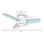 Ventilateur de plafond 52 pales 52 po Upton Cheyney