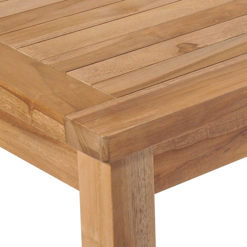 Dakota Rectangular Teak Outdoor Dining Table , cm W cm D, 77cm H x 150cm L x 90cm W